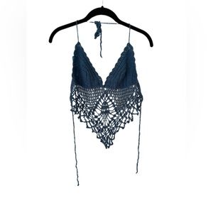 Vintage 70s Knit Halter